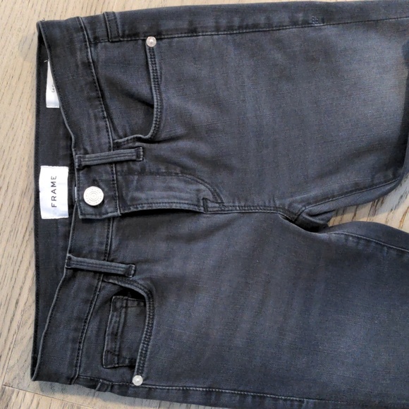 Frame le Garcon Denim, black/grey, size 23, straight, ankle - Picture 2 of 4